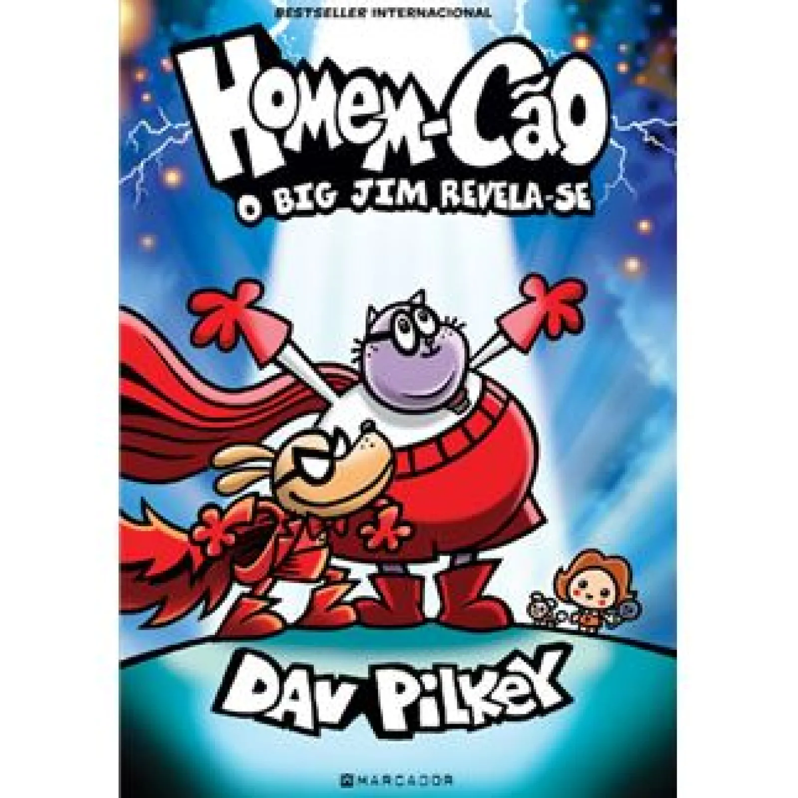 Marcador Homem-Cão N.º 13 - O Big Jim Revela-Se de Dav Pilkey