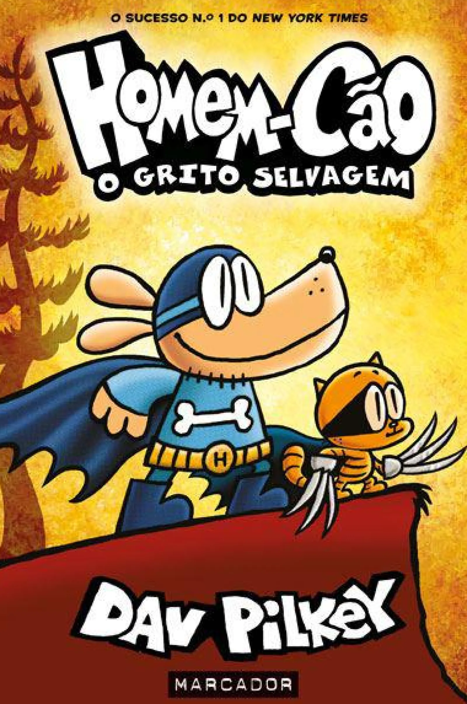 Sale Marcador Homem-Cão N.º 6 - o Grito Selvagem de Dav Pilkey