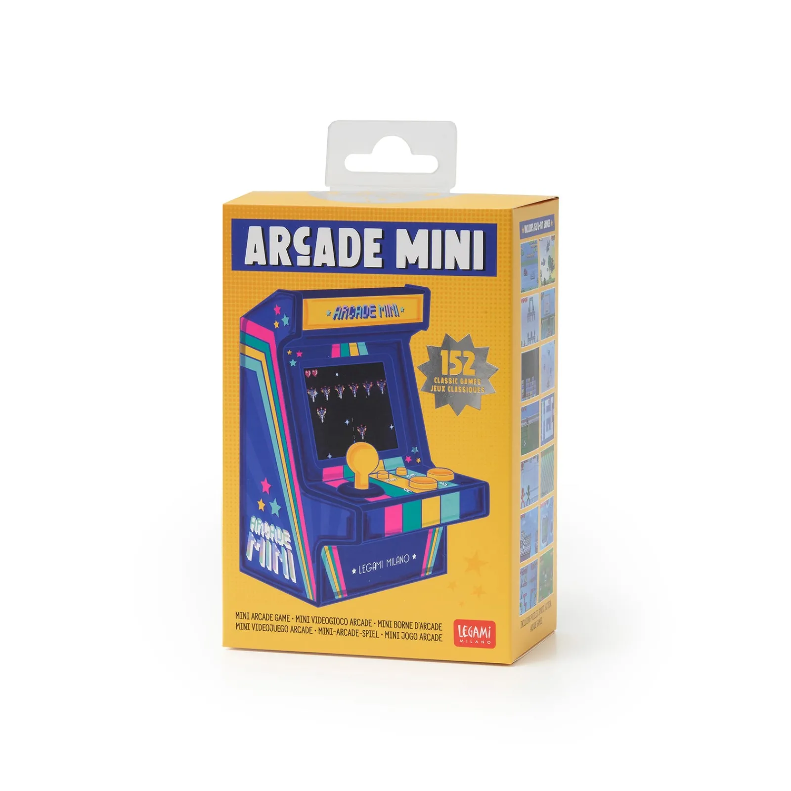 Legami Jogo Arcade Mini com 152 Jogos - Vintage