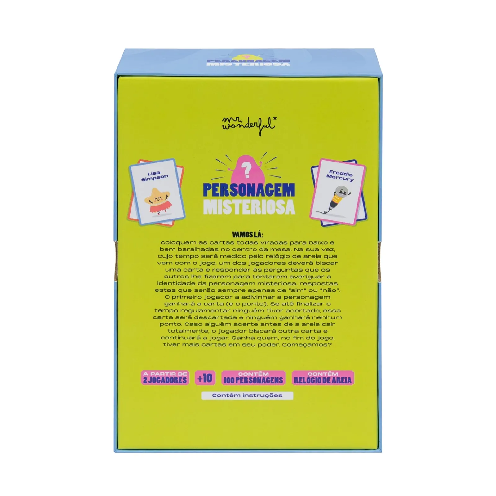 Mr. Wonderful Jogo Cartas - Personagem Misteriosa