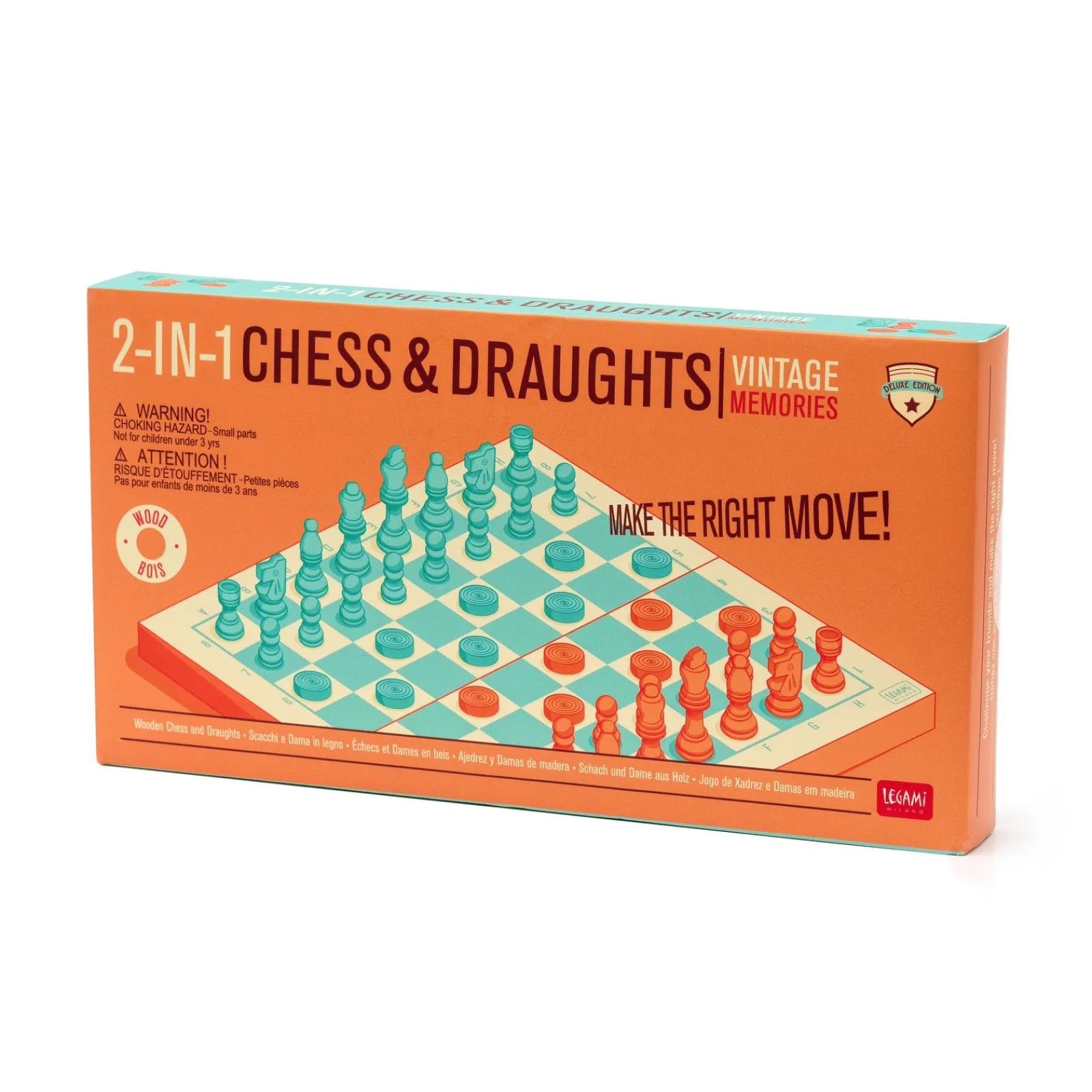 Legami Jogo Chess & Draughts