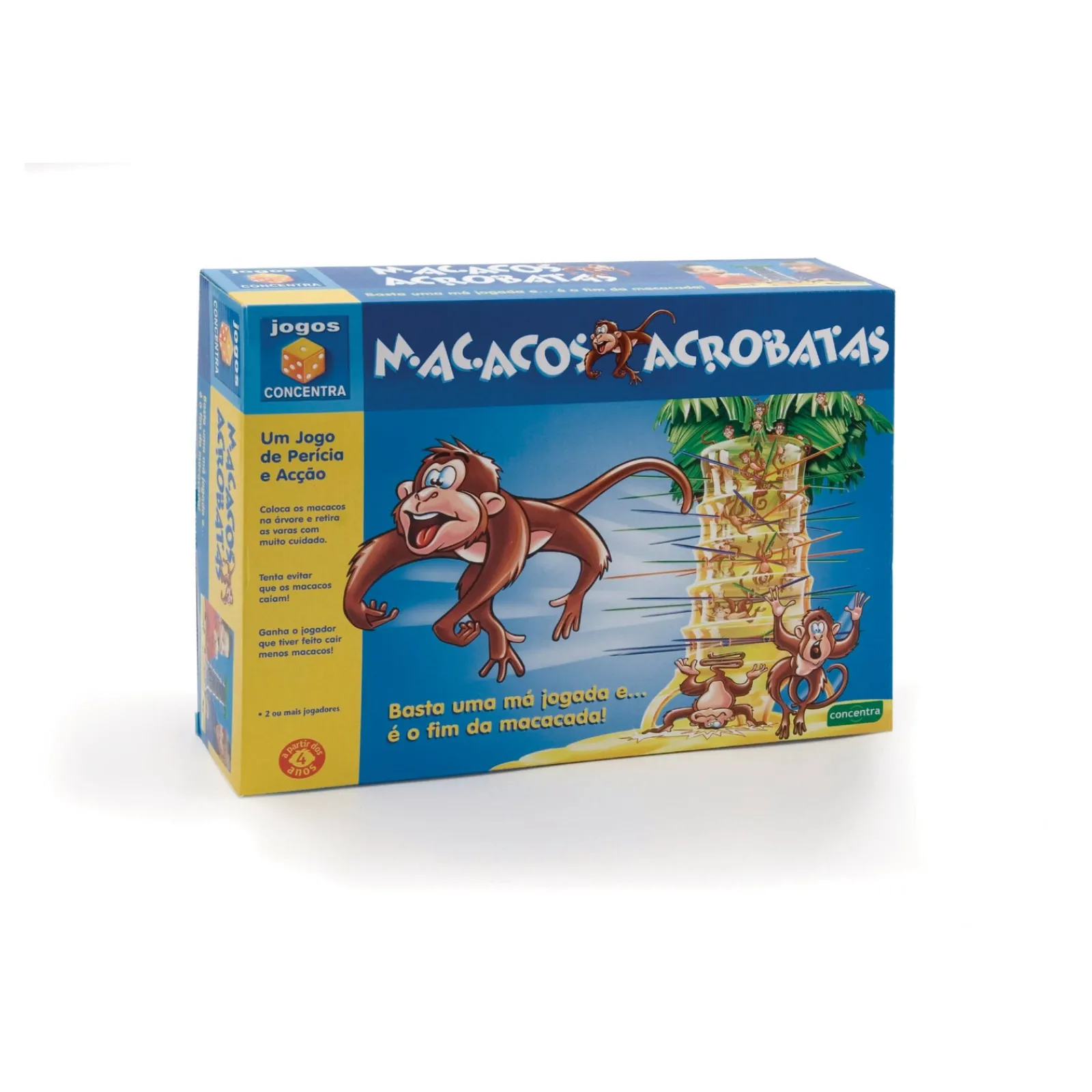 Concentra Jogo Macacos Acrobatas