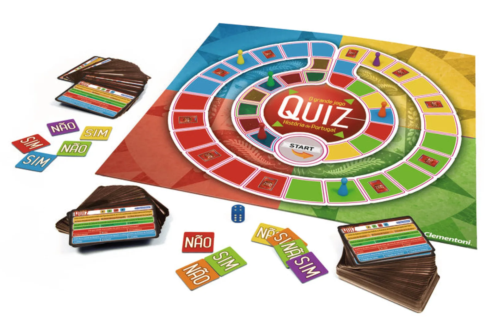 Outlet Clementoni Jogo Quiz Da História De Portugal