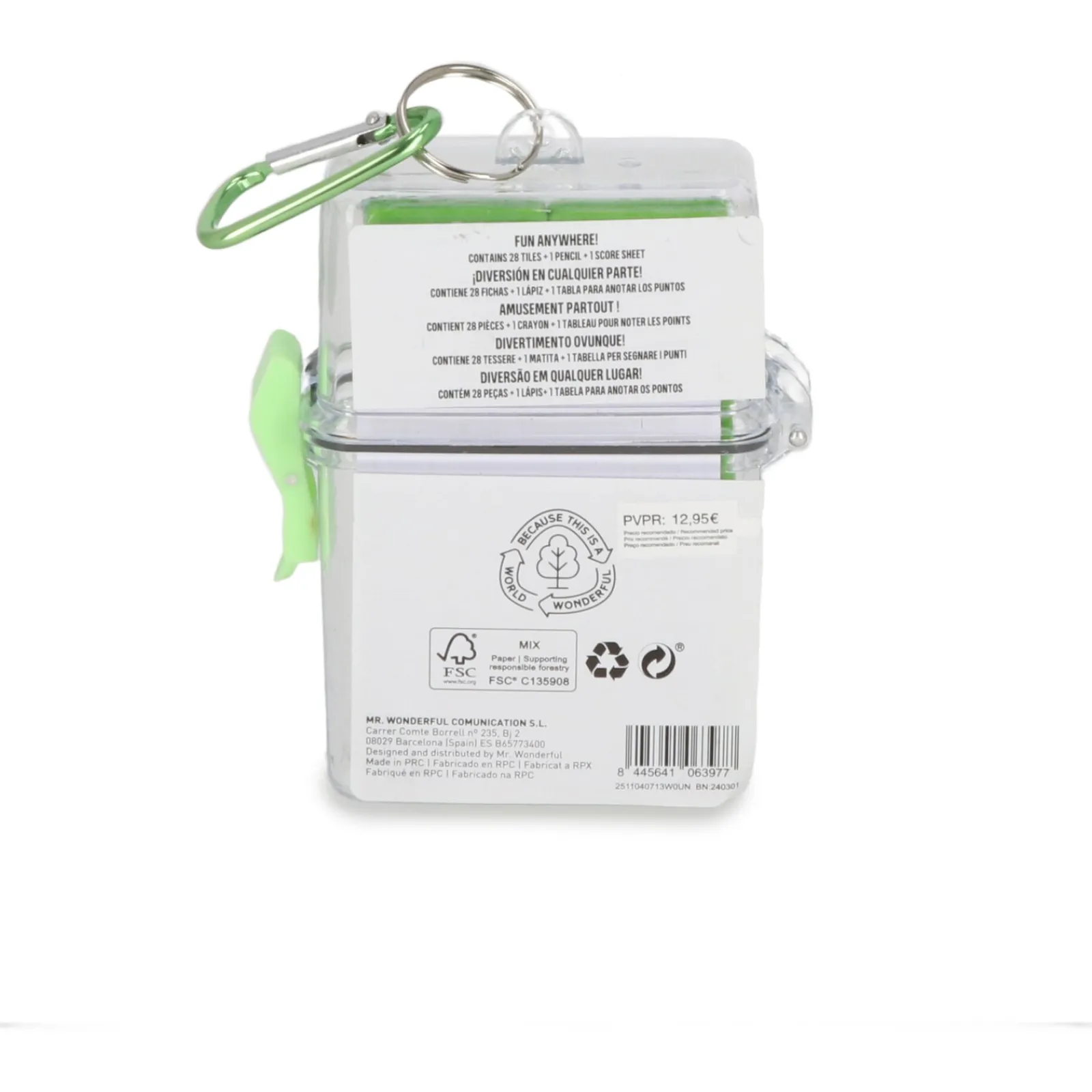 Mr Wonderfull Jogo Reversível - Ludo + Jogo Da Glória