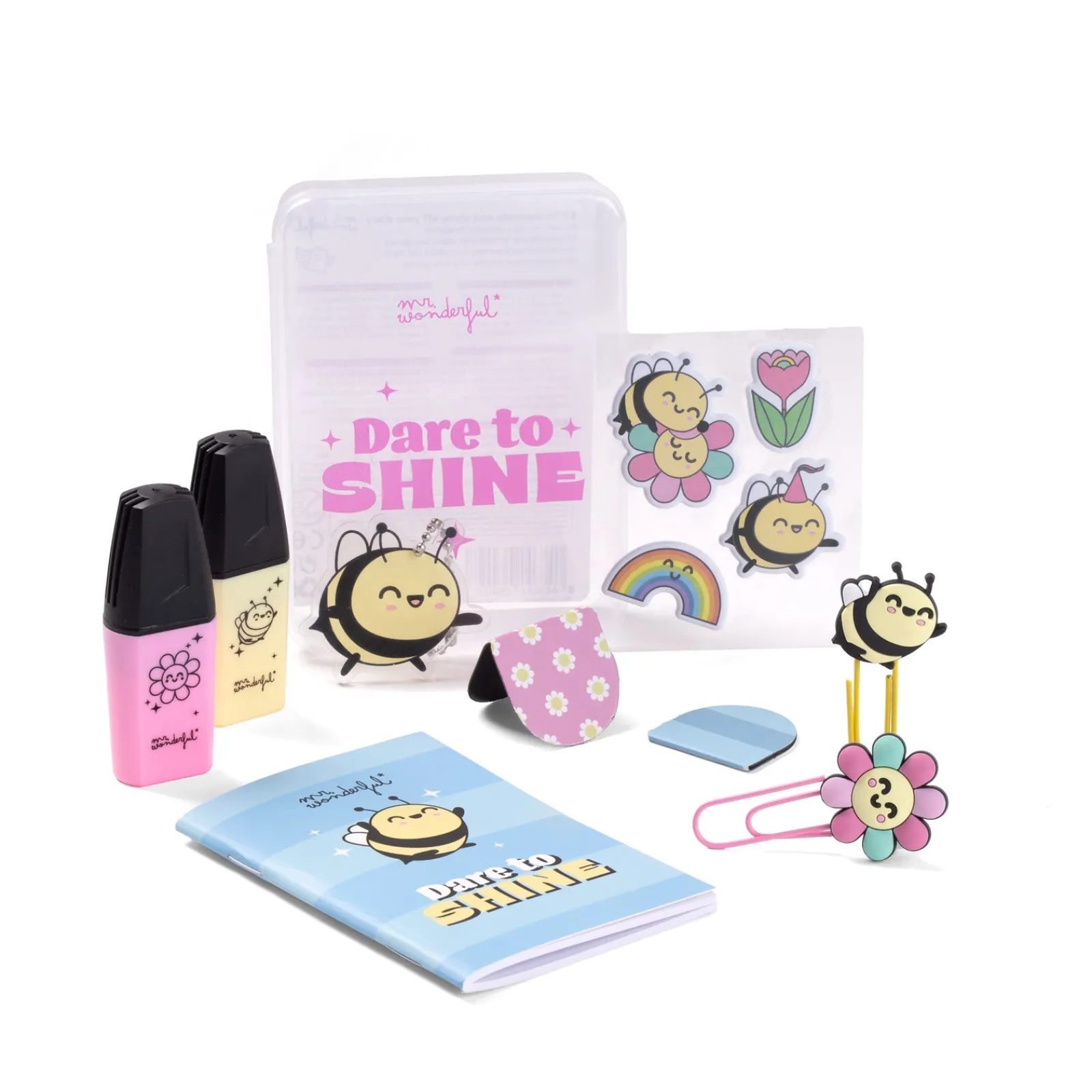 Mr Wonderfull Kit Decoração Diário - Dare To Shine