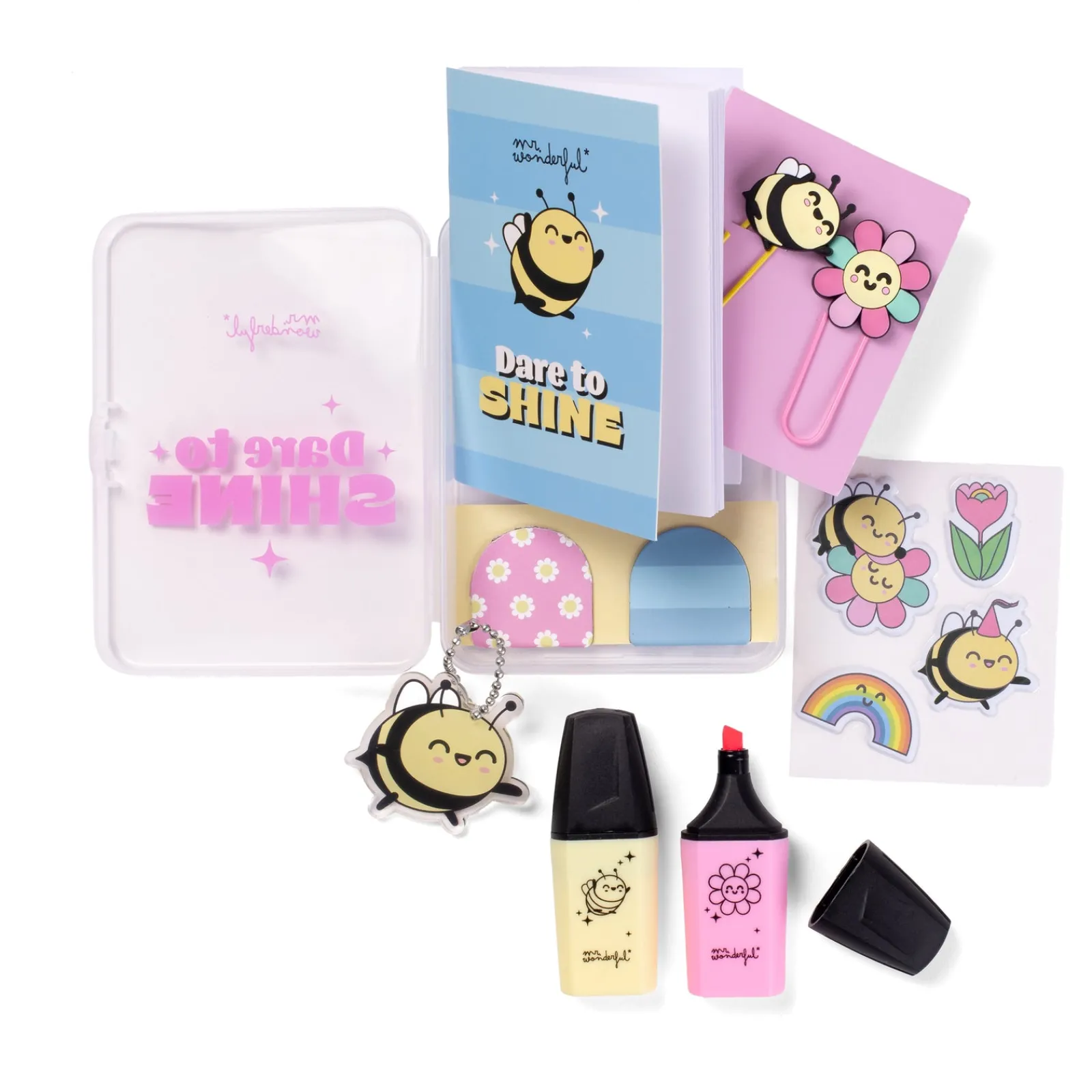 Mr Wonderfull Kit Decoração Diário - Dare To Shine