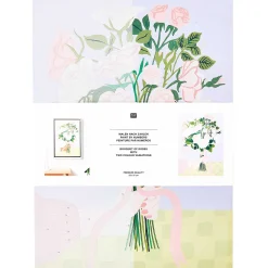 Clearance Rico Design Kit Pintura Por Números - Bouquet Rosas