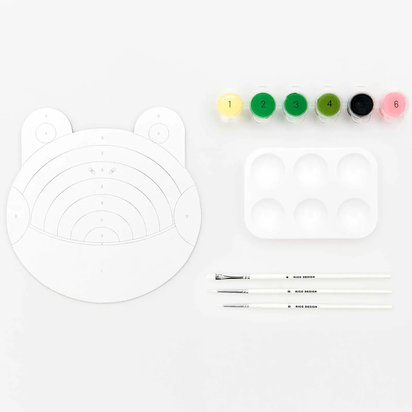 Rico Design Kit Pintura Por Números - Kids Sapo
