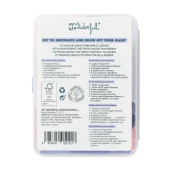 Mr. Wonderful Kit To Decorate Your Diáriary - Make It