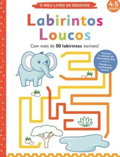 Joybooks Labirintos Loucos de Elizabeth Golding - O Meu Livro de Desafios: