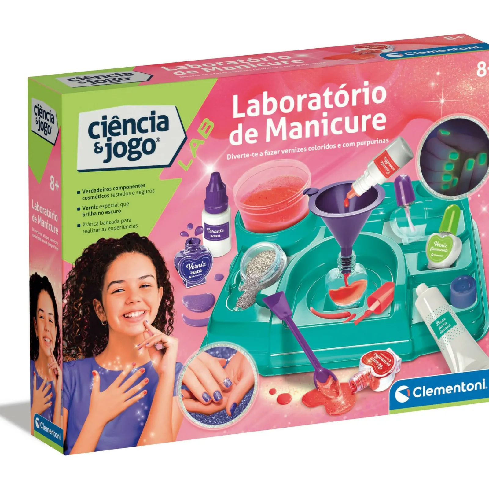 Hot Ciência & Jogo Laboratório De Manicure Clementoni