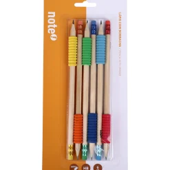 Note! Lapis Com Borracha Com Grip 6 Unidades