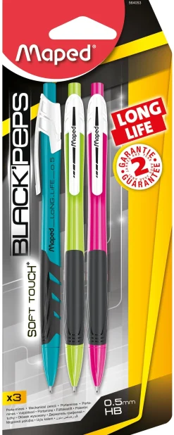 Discount Maped Lapiseira Long Life 0.5mm 3 unidades