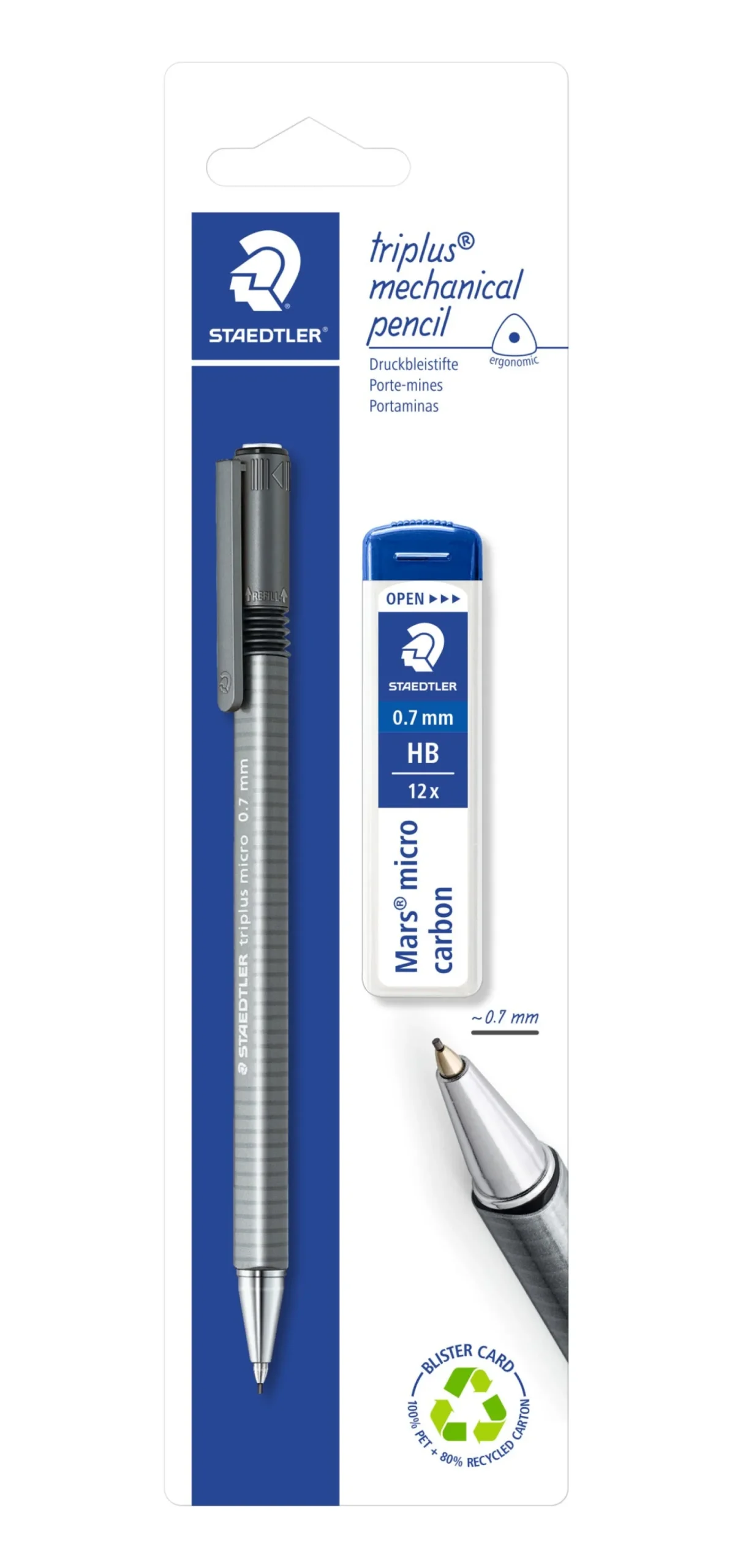 Staedtler Lapiseira Triplus Micro 0.7 com Tubo Minas