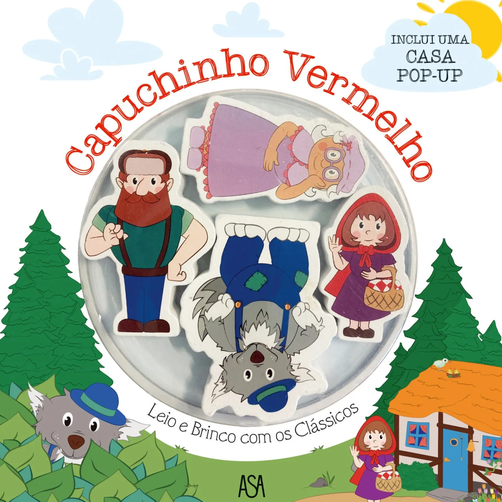 Clearance Asa Leio e Brinco com os Clássicos - Capuchinho Vermelho de Vários Autores