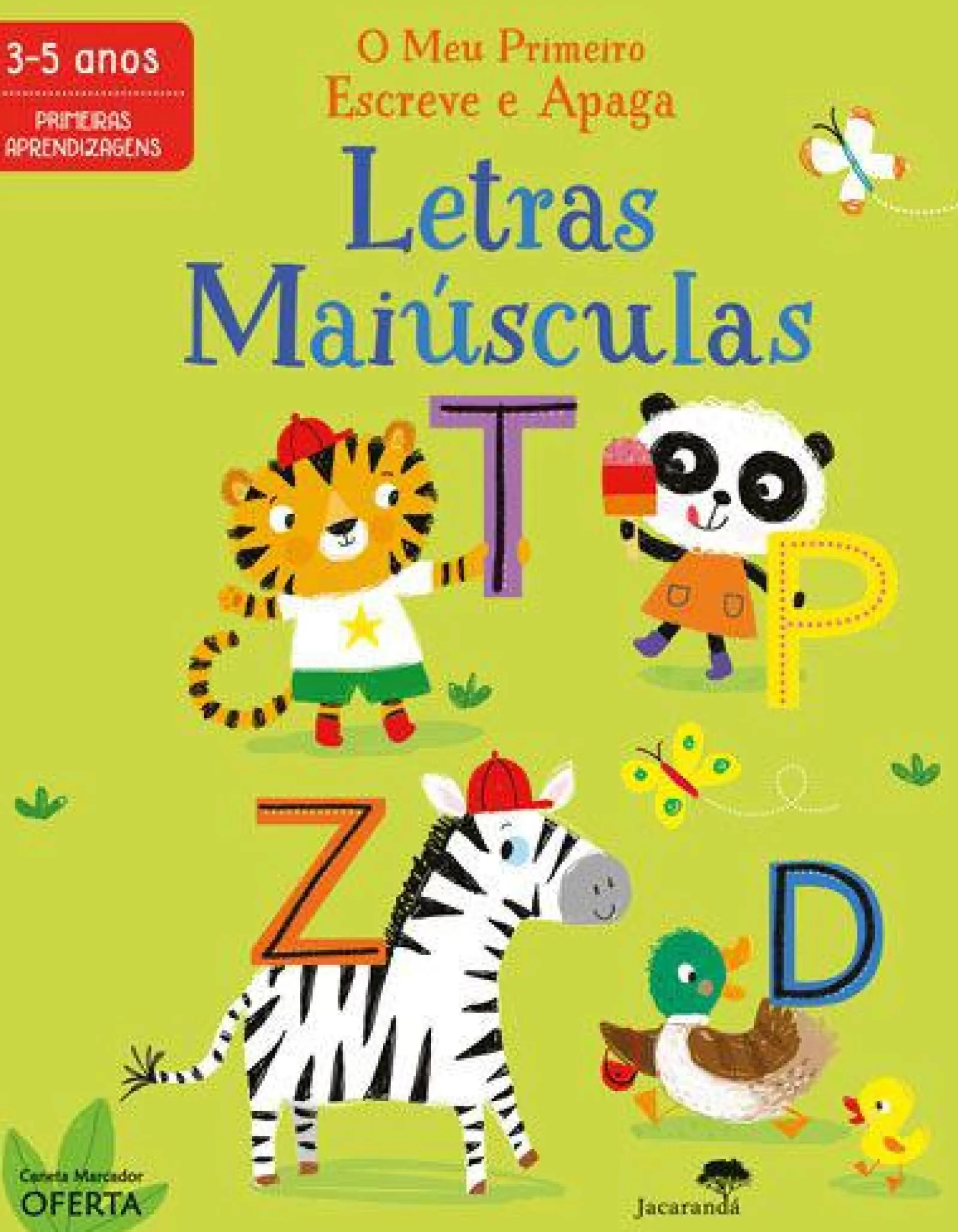 Jacarandá Letras Maiúsculas - O Meu Primeiro Escreve e Apaga