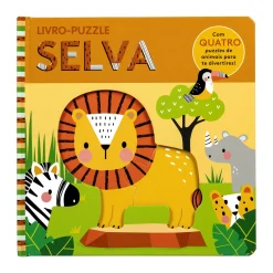 Porto Editora Livro-puzzle: Selva