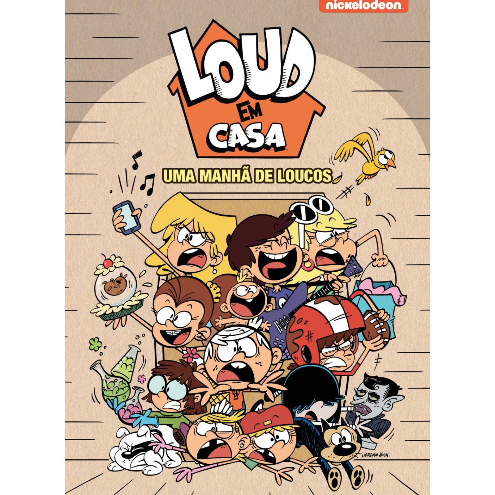 Nuvem De Letras Loud em Casa - uma Manhã de Loucos