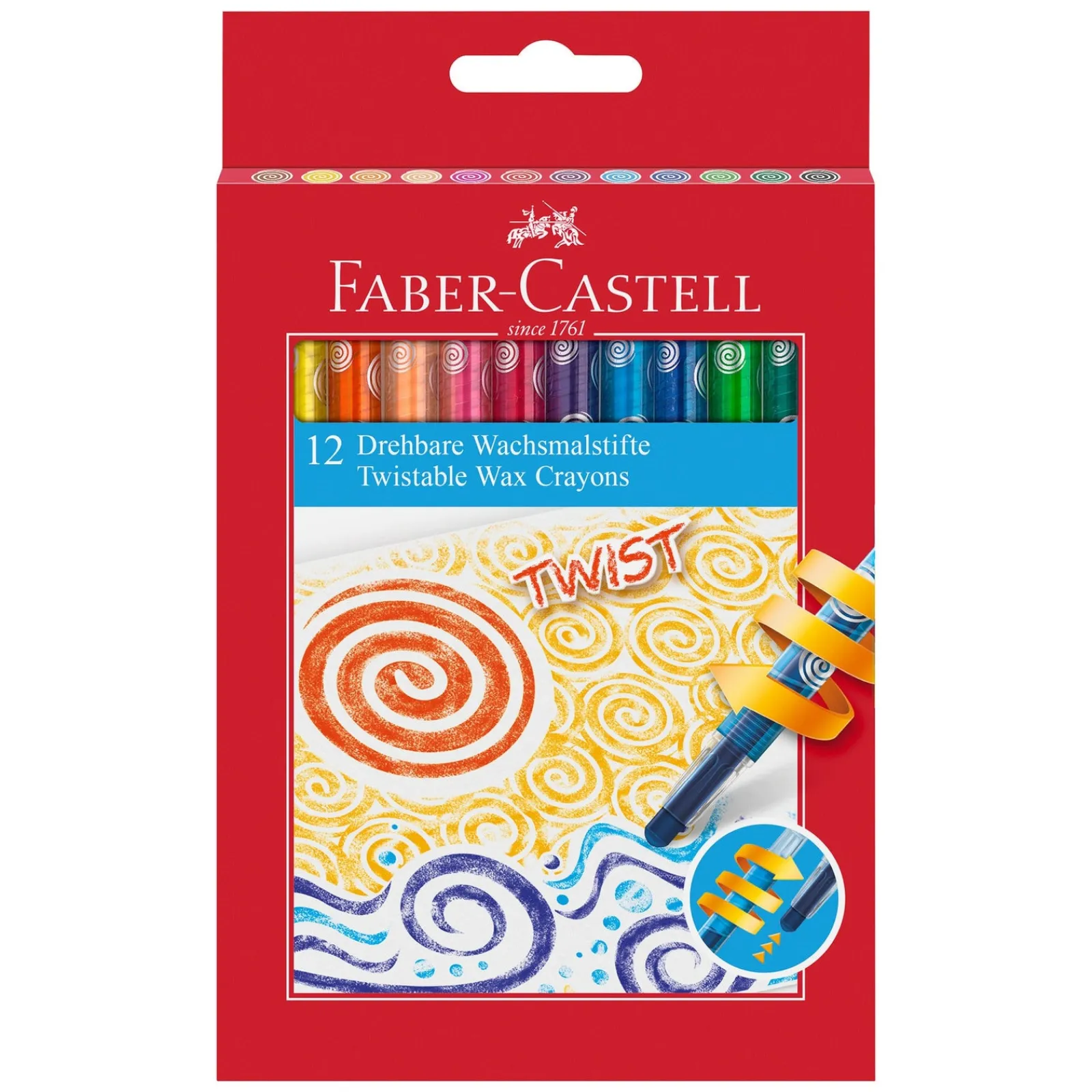 Online Faber Castell Lápis Cera Jumbo Twist 12 unidades