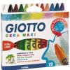 Giotto Lápis Cera Maxi 12 unidades