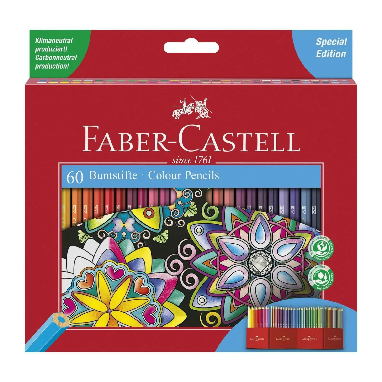 New Faber Castell Lápis Cor Arte Terapia 60 unidades Faber Castel