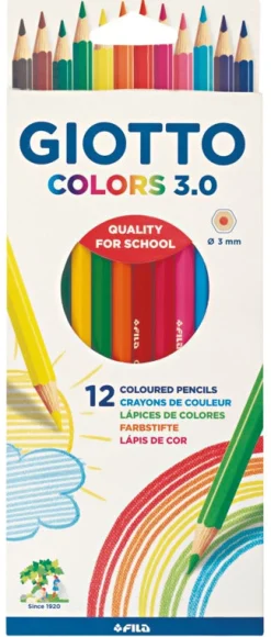 Giotto Lápis Cor Fila Colors 3.0 12 unidades