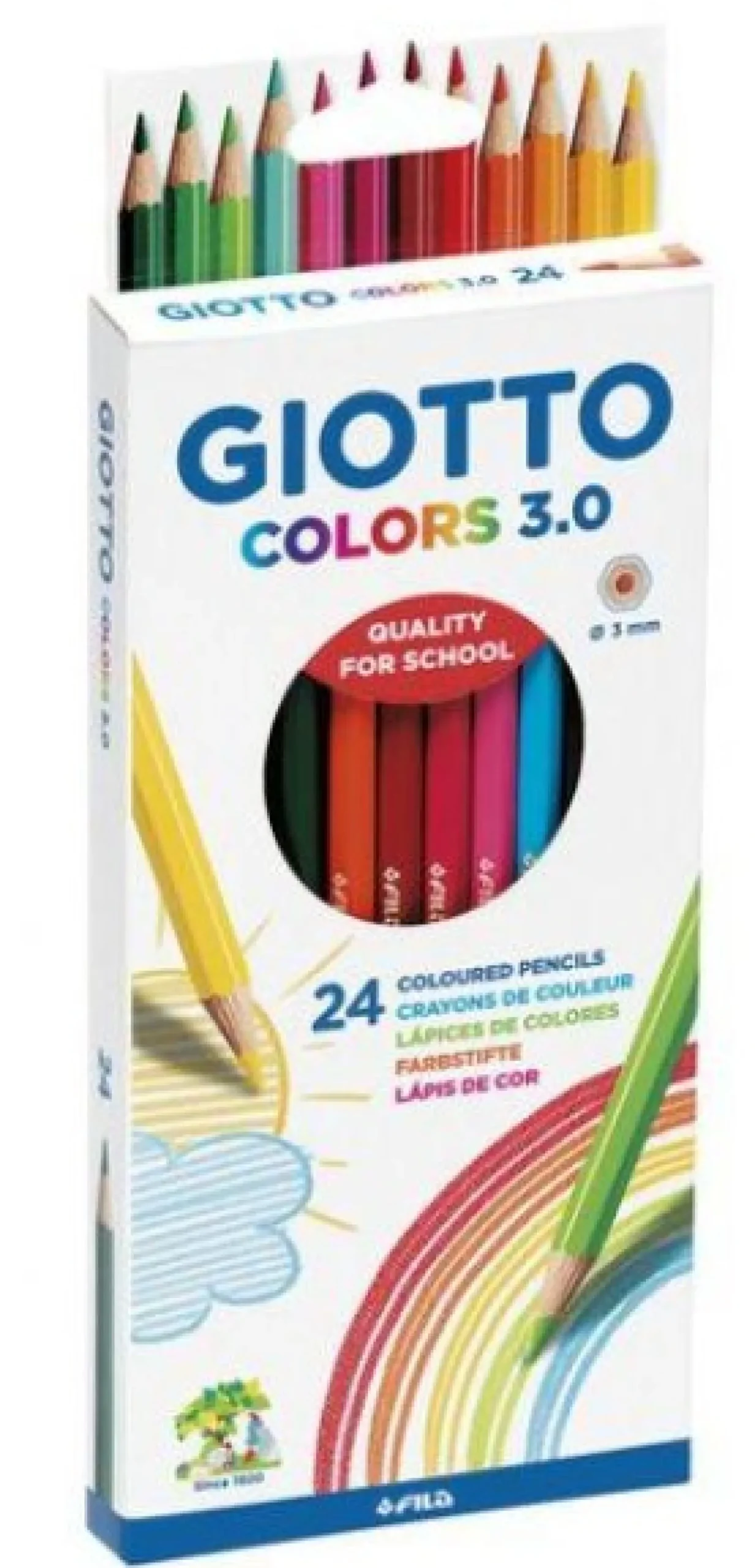 Giotto Lápis Cor Fila Colors 3.0 24 unidades