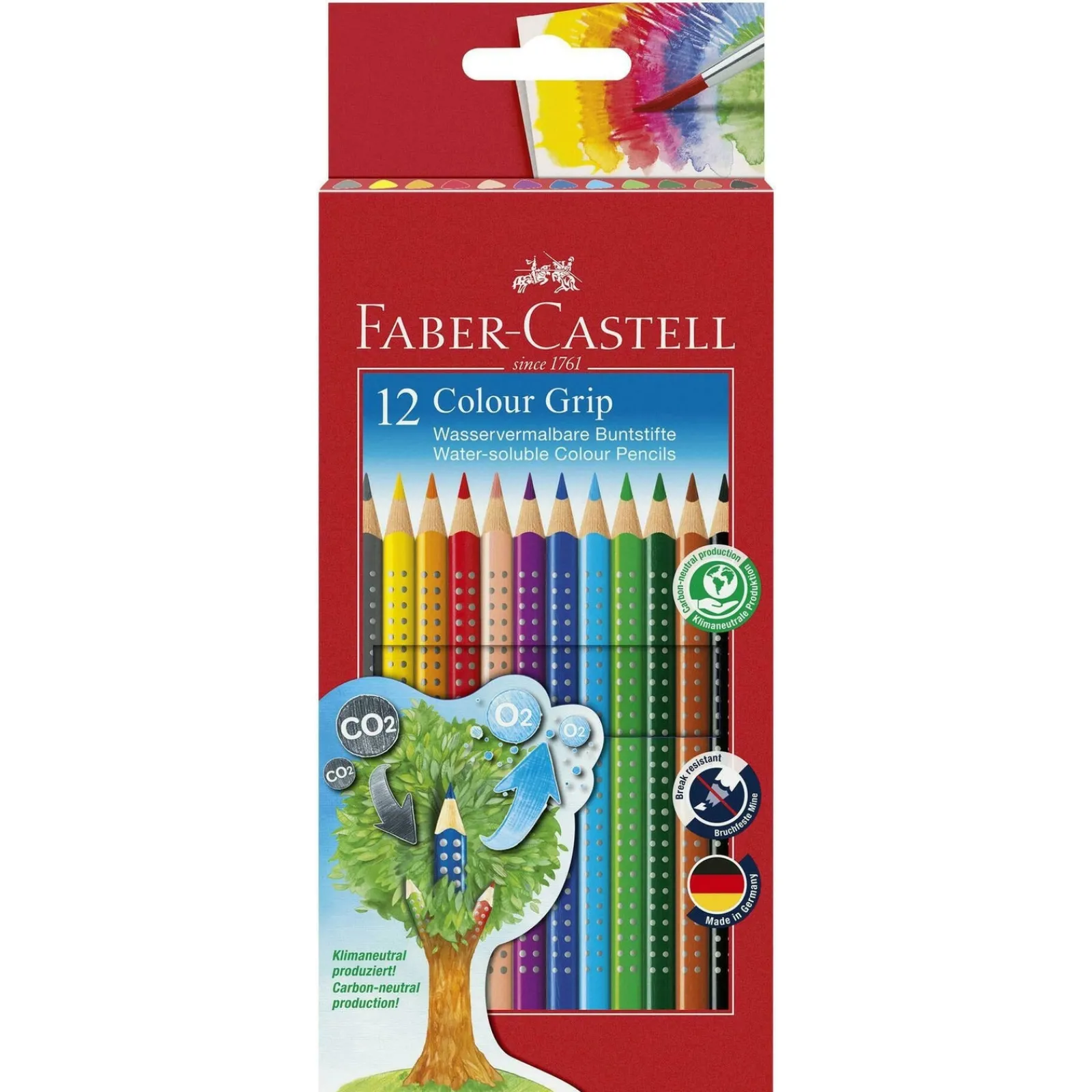 Faber Castell Lápis Cor Grip 12 unidades