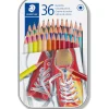 Discount Staedtler Lápis Cor Hexagonais Caixa Metal 36 Unidades
