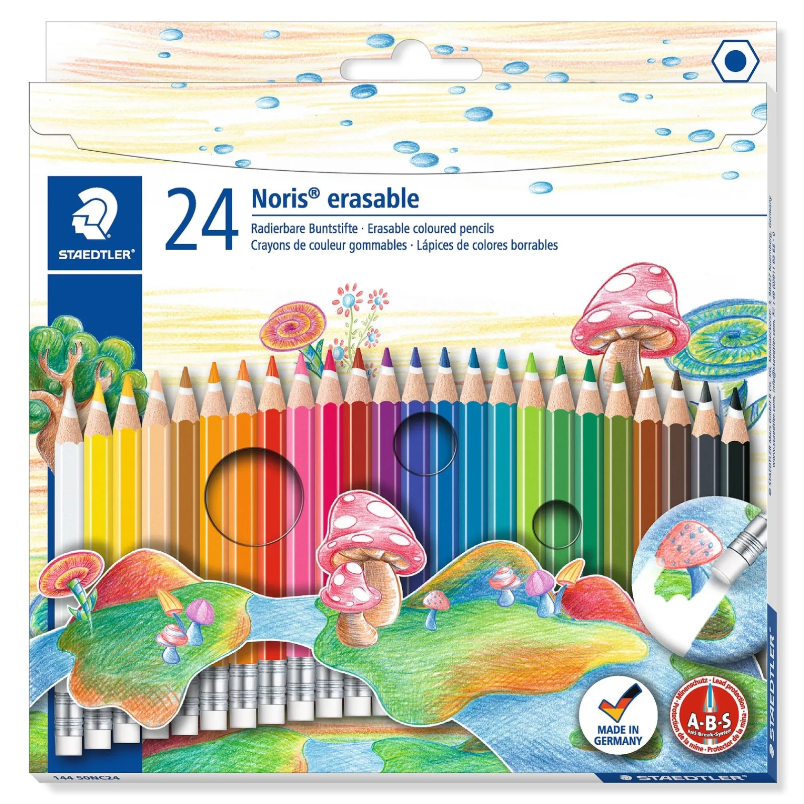 Staedtler Lápis Cor Noris Club Apagável 24 Unidades
