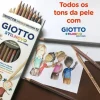 Giotto Lápis de Cor Stilnovo Skin Tones 12 Unidades