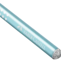 Faber Castell Lápis Grafite HB Sparkle Azul Turquesa