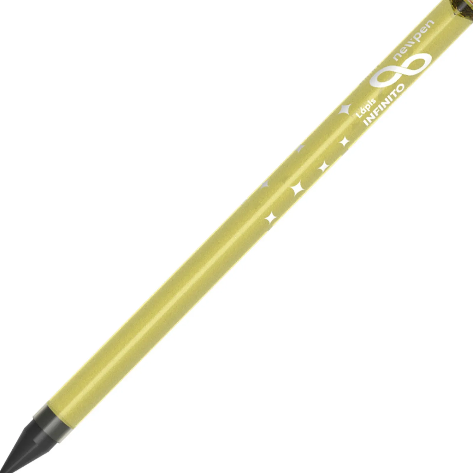Newpen Lápis Infinito Diamante Amarelo