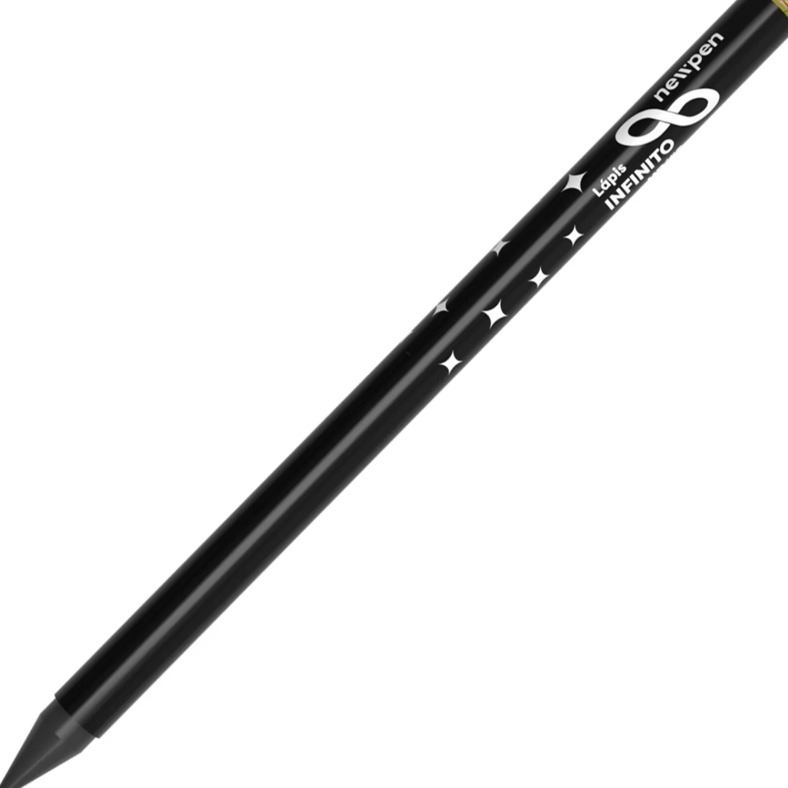 Newpen Lápis Infinito Diamante Preto/Amarelo