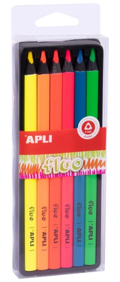 Sale Apli Lápis Jumbo Flúor 6Un
