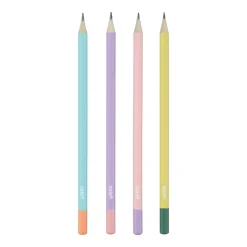 Sale Note! Lápis Triangular Pastel 4 unidades