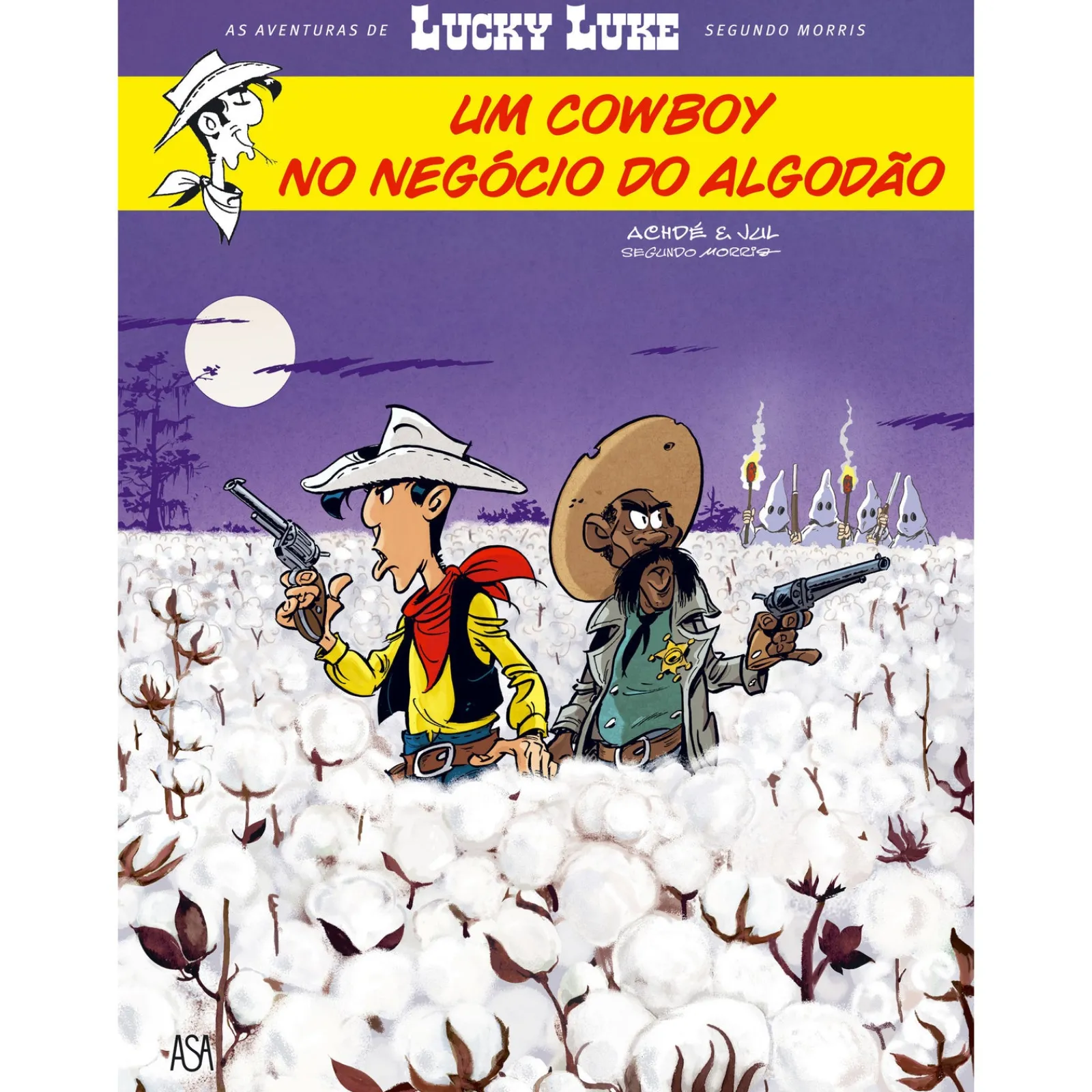 Asa Lucky Luke - um Cowboy no Negócio do Algodão de Achdé e Jul