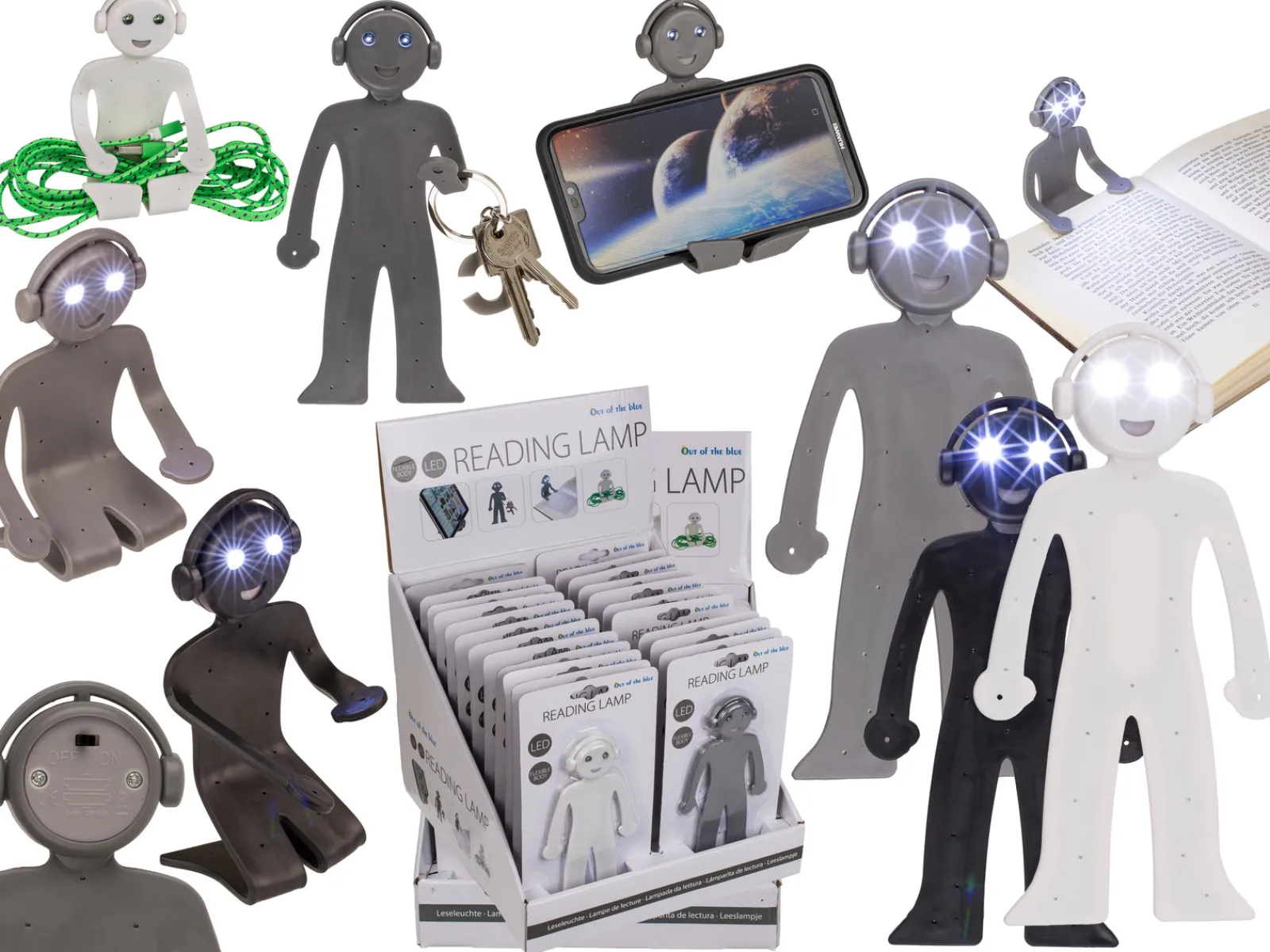 Outlet Out Of The Blue Luz Leitura Homem Sortido