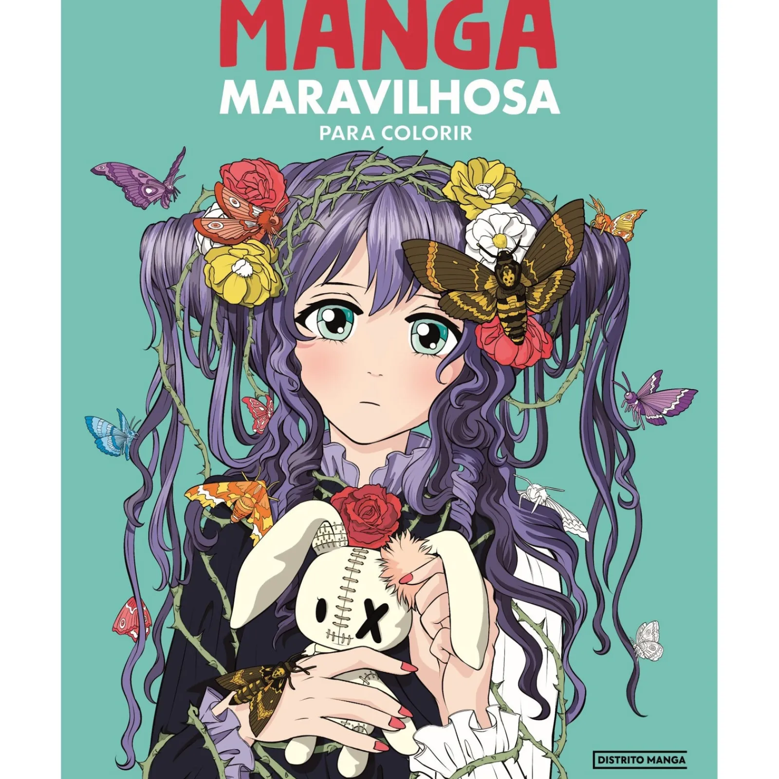 Distrito Manga Manga Maravilhosa para Colorir