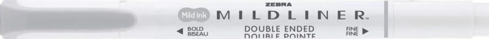 Outlet Zebra Marcador 2 Pontas Cool + Refined Cinzento