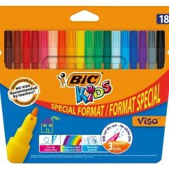 Bic Marcador Colorir Kids Visa 18 Unidades