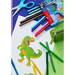 Faber Castell Marcador de Colorir Dinossauro 18+6 Unidades