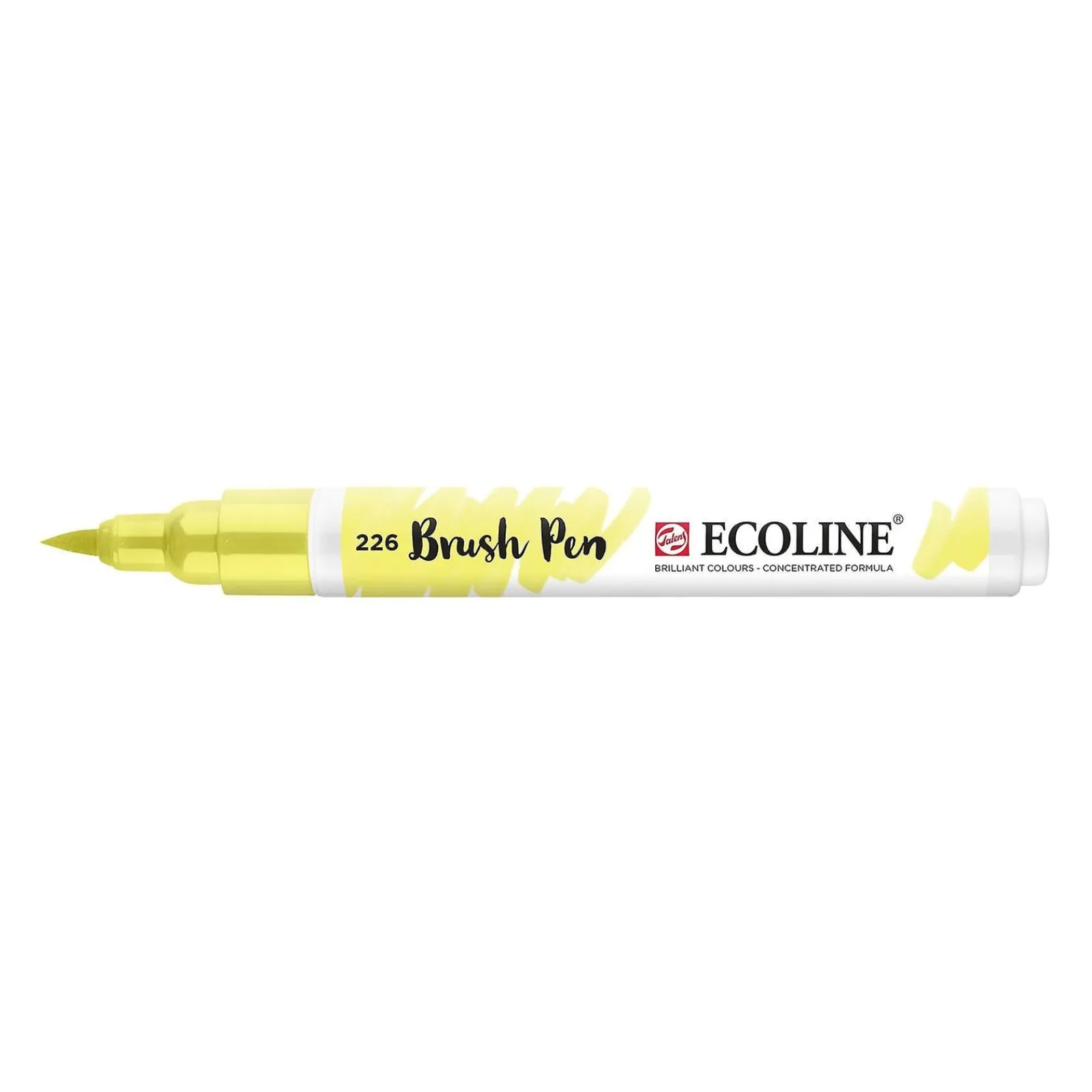 Ecoline Marcador Ponta Pincel Amarelo Pastel