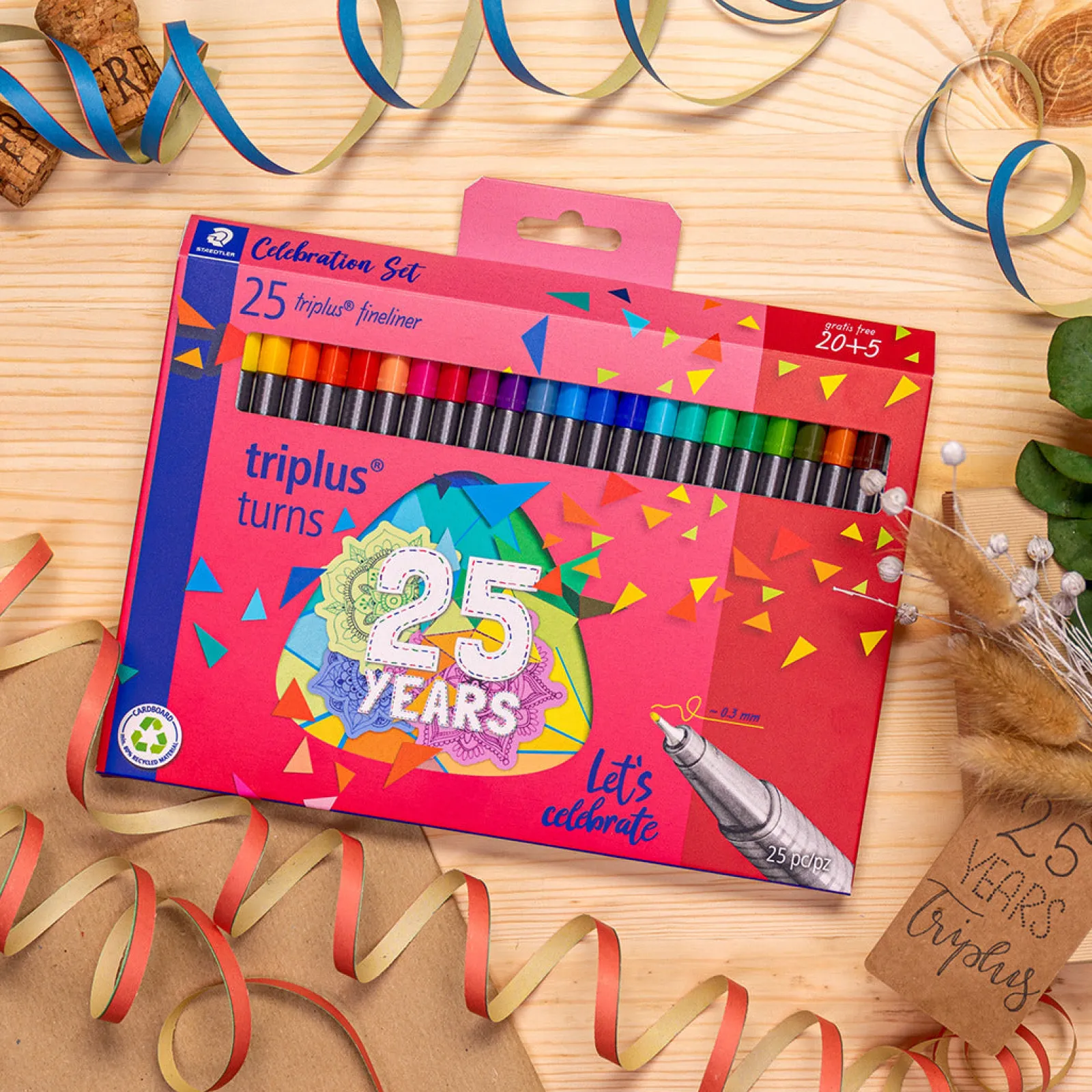 Clearance Staedtler Marcador Escrita Fineliner Triplus 25 unidades 25 Anos