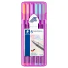 Staedtler Marcador Escrita Triplus Fineline Pastel 6 Unidades