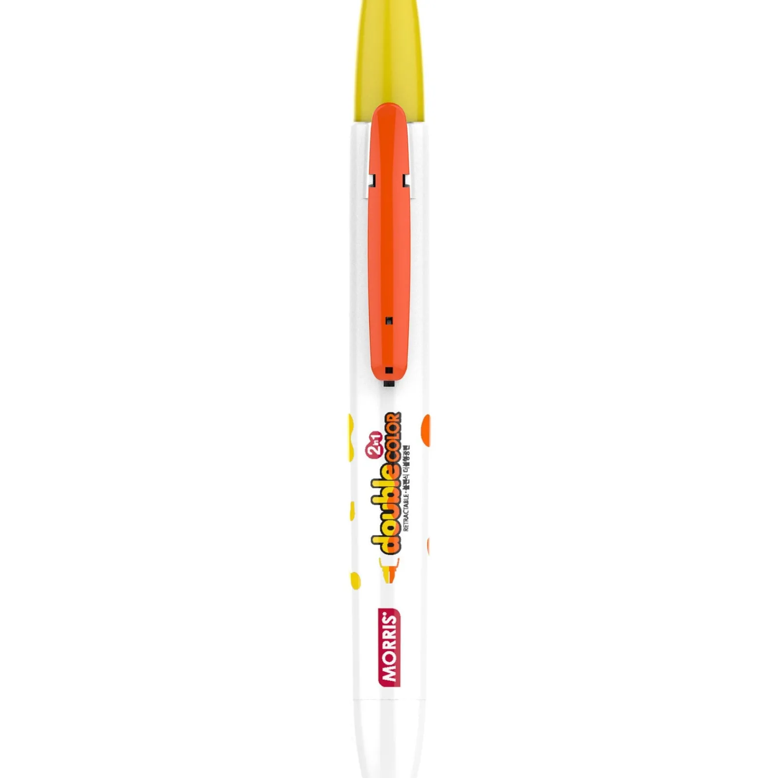 New Morris Marcador fluo JustClick MRH-106 amarelo e laranja