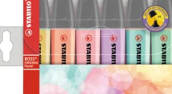 New Stabilo Marcador Fluor Pastel 6 Unidades