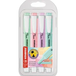 Stabilo Marcador Fluor Swing Cool Pastel 4 Unidades