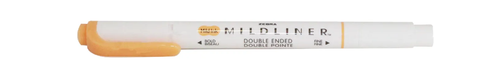 Zebra Marcador Fluorescente 2 Pontas Mildliner Laranja