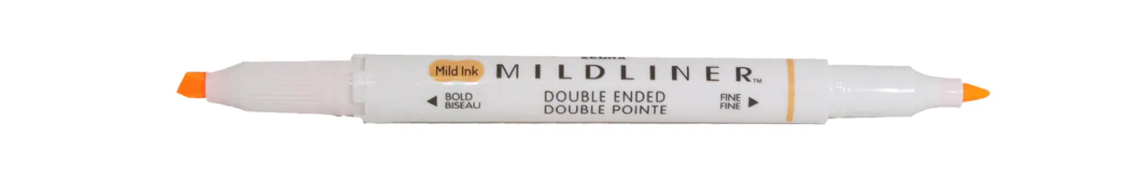 Zebra Marcador Fluorescente 2 Pontas Mildliner Laranja